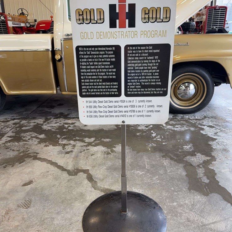 IH Gold Demonstrator Program Display