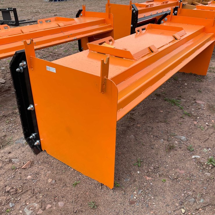 #5117 • 8' Snow Pusher with Steel Blades v2023