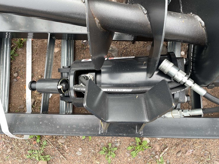 #5138-•-2026-jct-skid-steer-hydraulic-auger-drive-and-(3)-bits-image-6