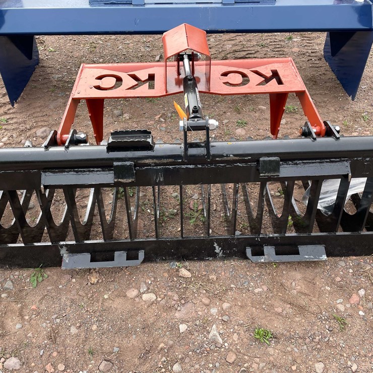 #5113 • 76 in. Single Cylinder Skeleton Grapple Bucket v3