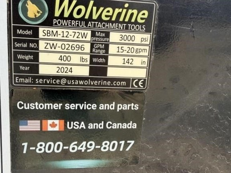l3--wolverine-72"-skid-steer-unused-sickle-bar-mow-image-4