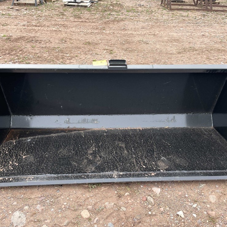 #5112 • 84 in. Skid Steer Snow & Litter Bucket