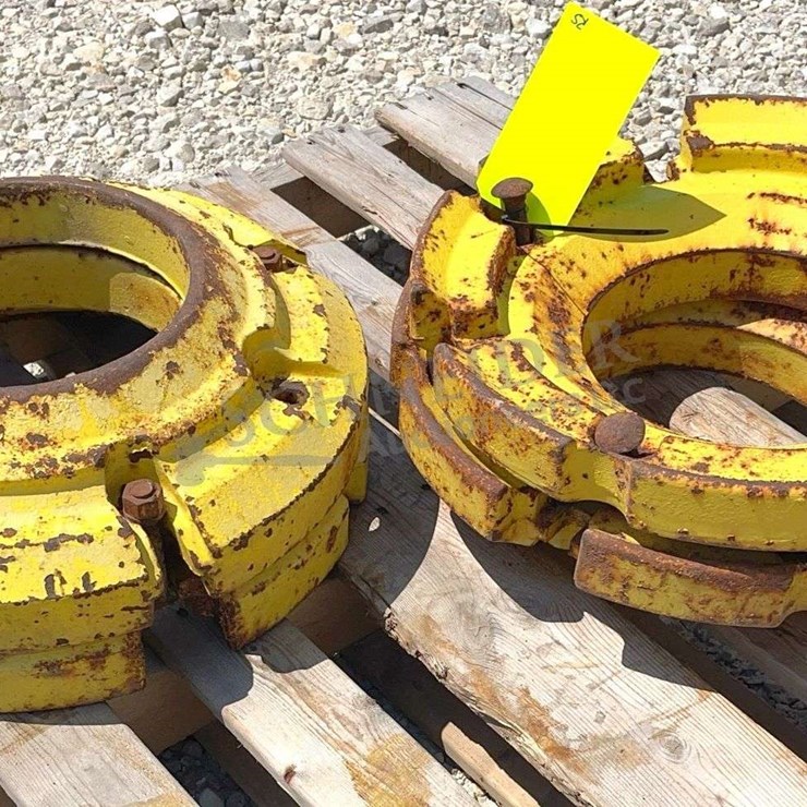 4 JD rear wheels weights