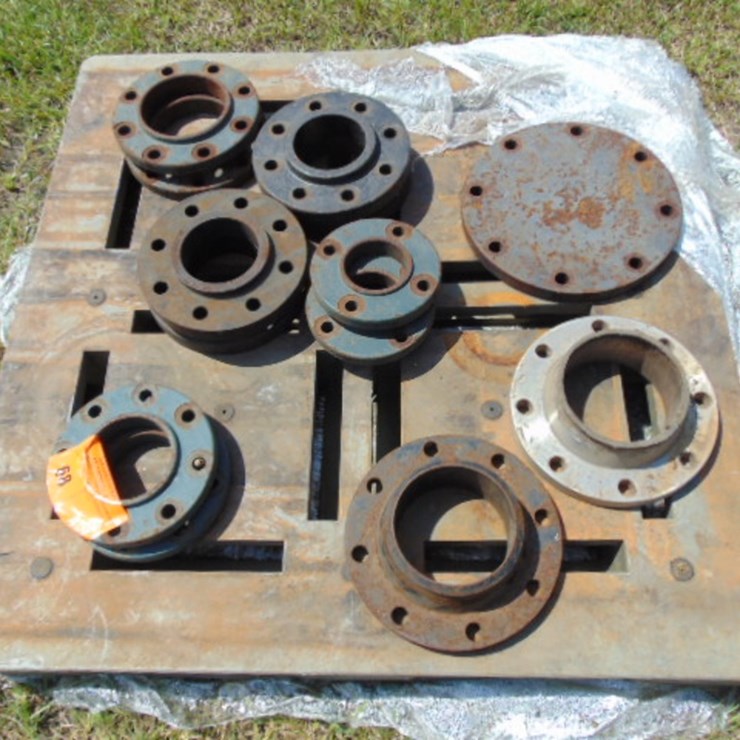 PALLET OF 19PCS OF MISC. FLANGES