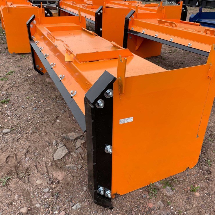 #5118 • 8' Snow Pusher with Steel Blades v2023