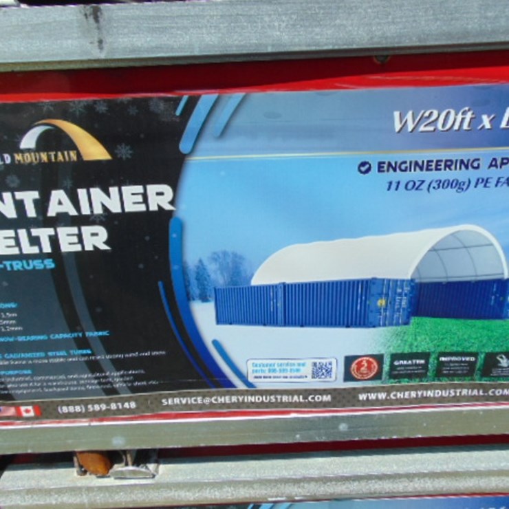 20'W X 40'L CONTAINER SHELTER