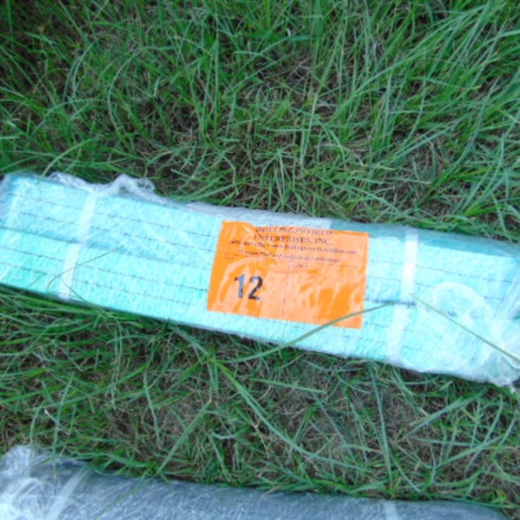 (2) 6M GREEN WEBBING SLING