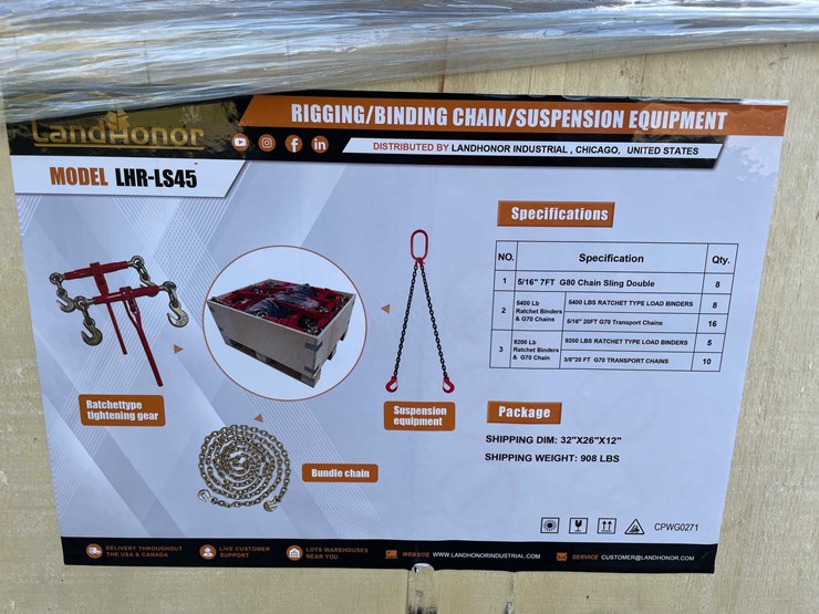 #5480-•-2026-landhonor-lhr-ls45-rigging-&-binding-chain-&-suspension-equipment-image-5