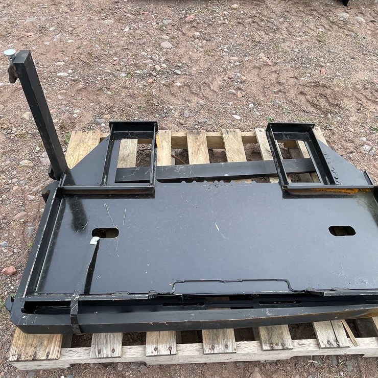 #5104 • 45 in. Skid Steer Fork Frame V2 with 42 in. Forks