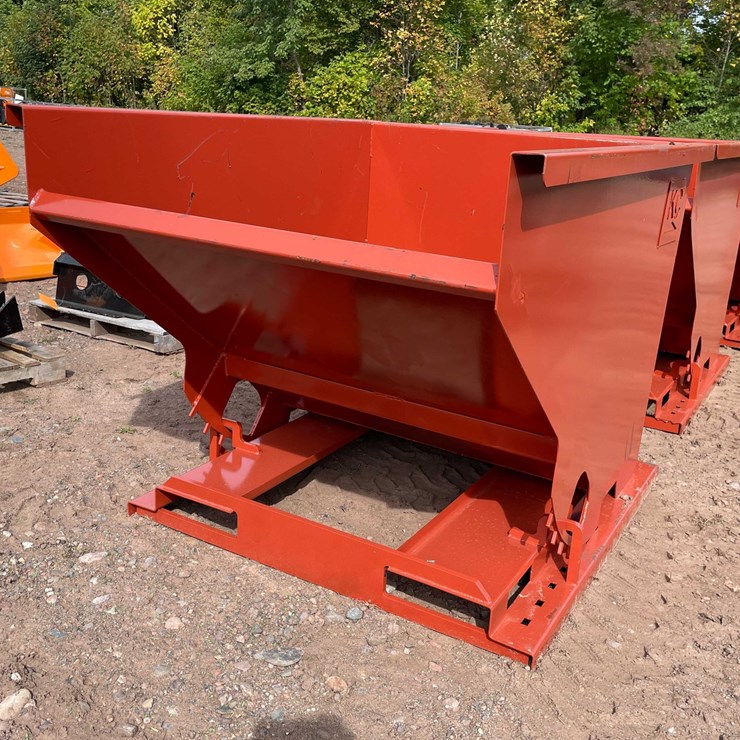 #5076 • Self Dumping Hopper with Fork Pockets