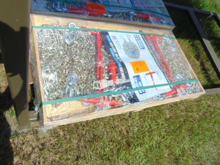 (5)-ratchet-binders;-(10)-5/16"-20'-chains-image-1