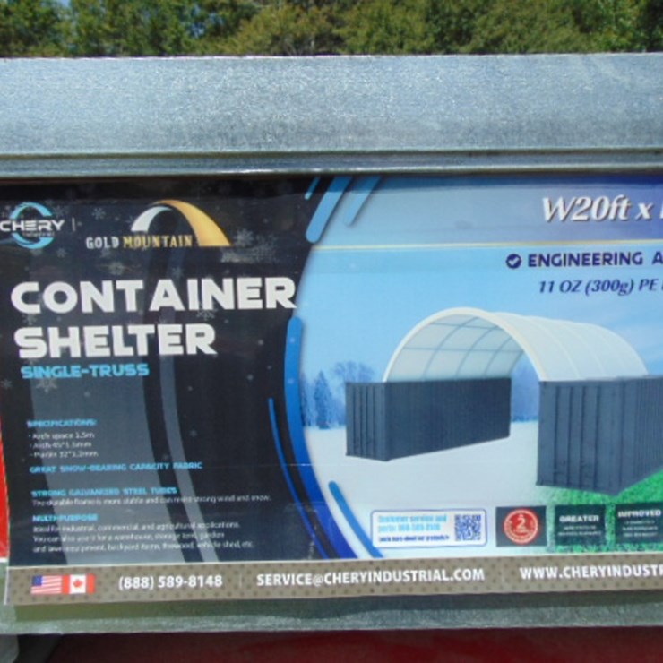 20'W X 20'L CONTAINER SHELTER