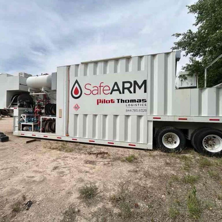 2019 Safe Arm Pilot Thomas Logistics T/A Dual Fuel Wall Fuel Station