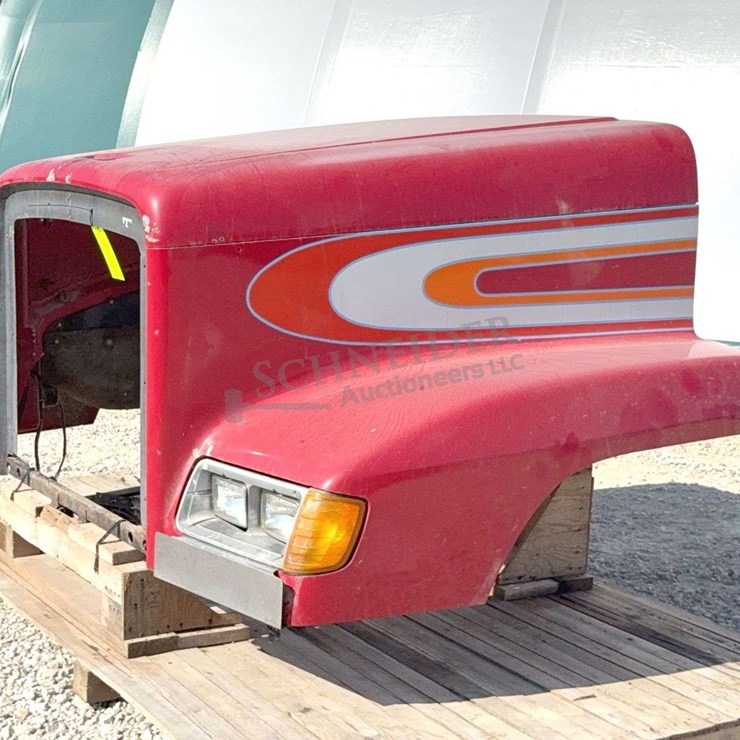 Hood off of 1994 Freightliner truck