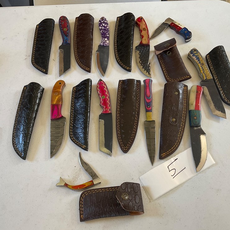 #5 • 10 assorted knifes