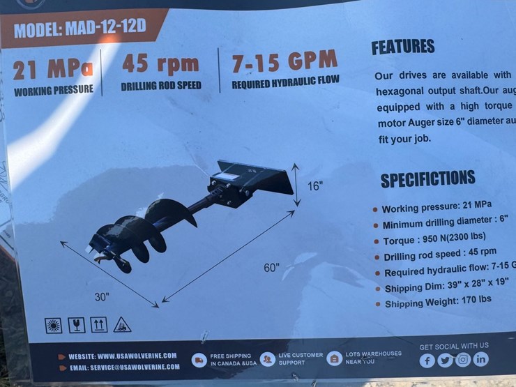 #68-•-mini-skid-steer-auger-drive-and-bit-image-2