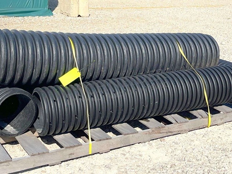 2--12"-diameter-7'-tall-drainage-stand-pipes-&-15"x7'-poly-drainage-pipe-image-1