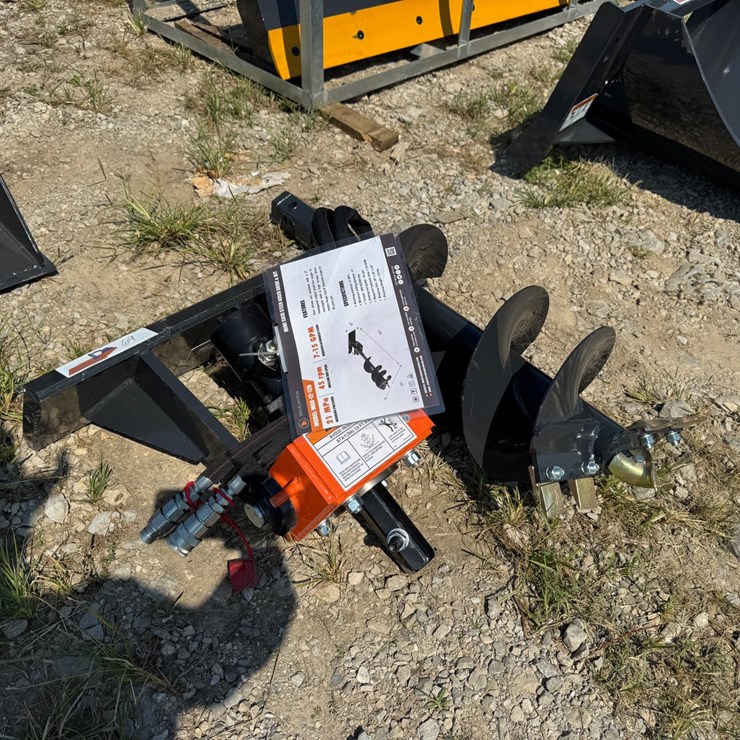 #69 • Mini skid steer auger and bit