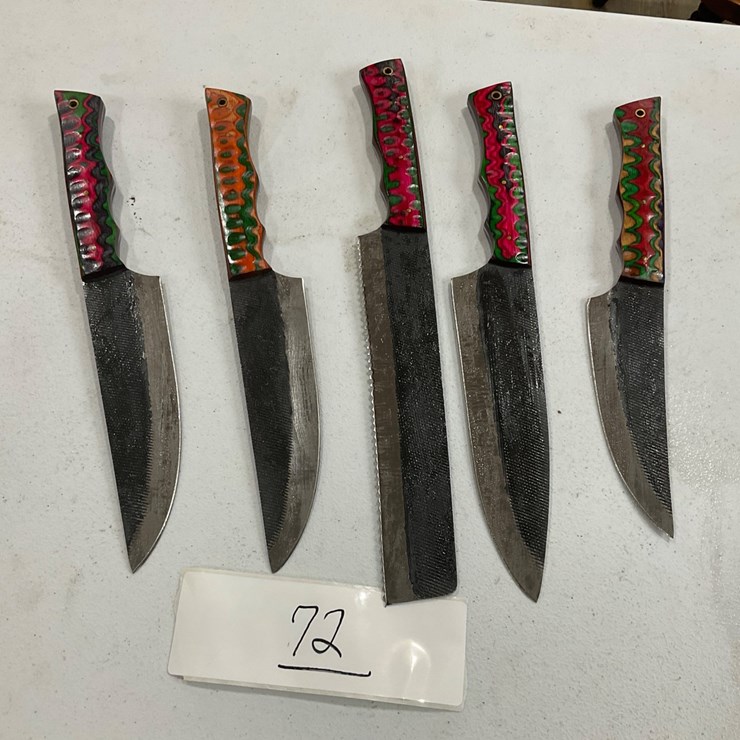 #72 • 5 kitchen knives