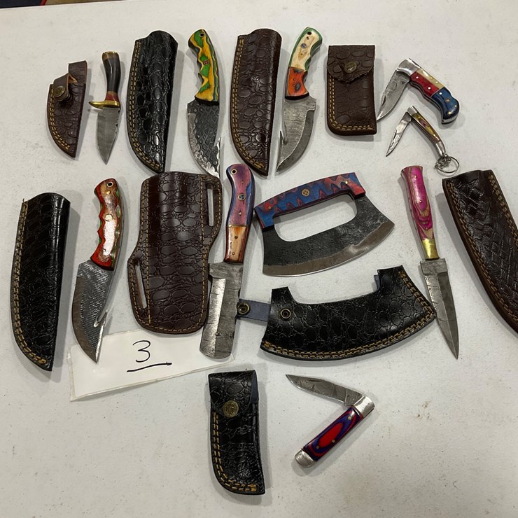 #3 • 10 assorted knives