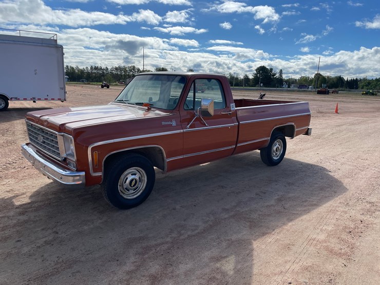 #11990-•-1976-chevy-silverado-pickup-(has-id-title)-(mosinee,-wi)-image-2