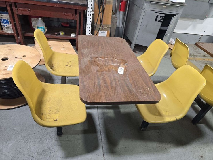 4-seater-wooden-bench-break-table,-44''-wide-image-1