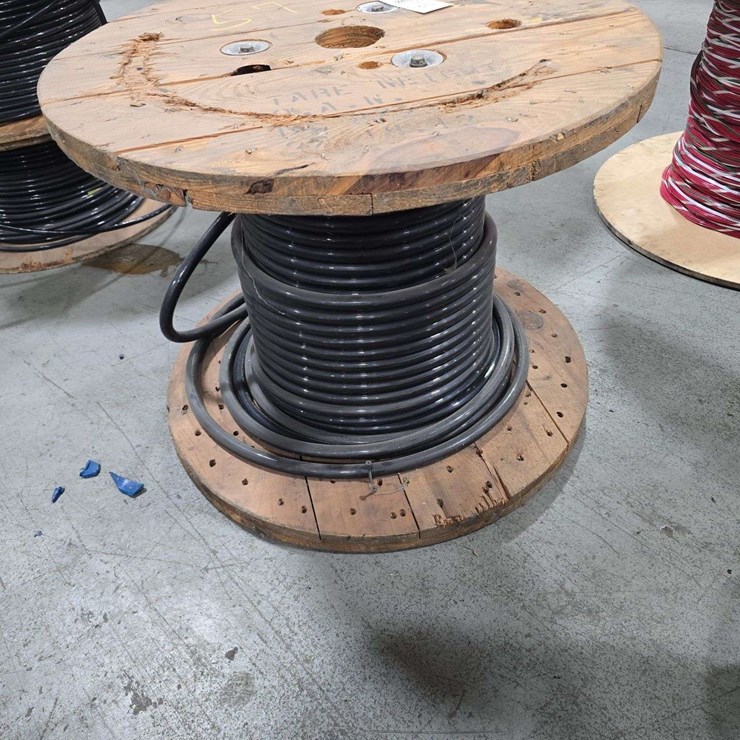 Large Roll of Essex 300 MCM Heavy Gauge Electrical Wire rated for 600 volts