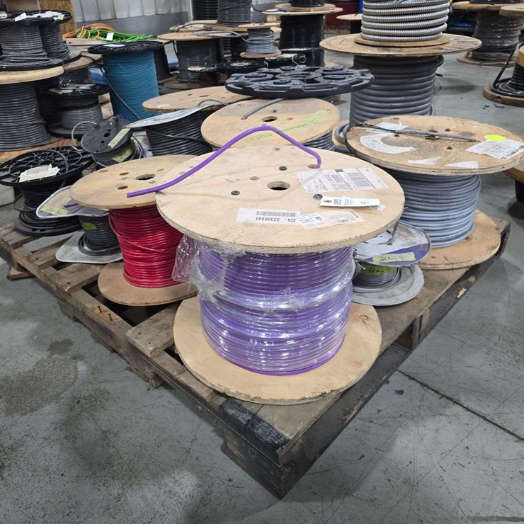 Pallet of Smaller Residential wire, phone wire, cable,, modbd plus, 22 Awg, and misc