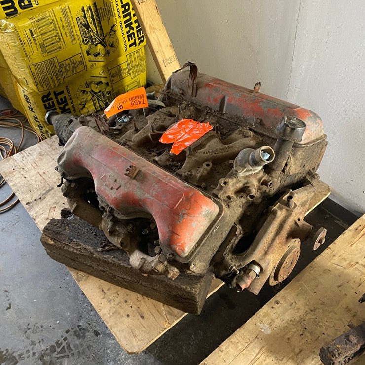 #17459 • Chevy 348 Engine and Transmission (Arpin, WI)