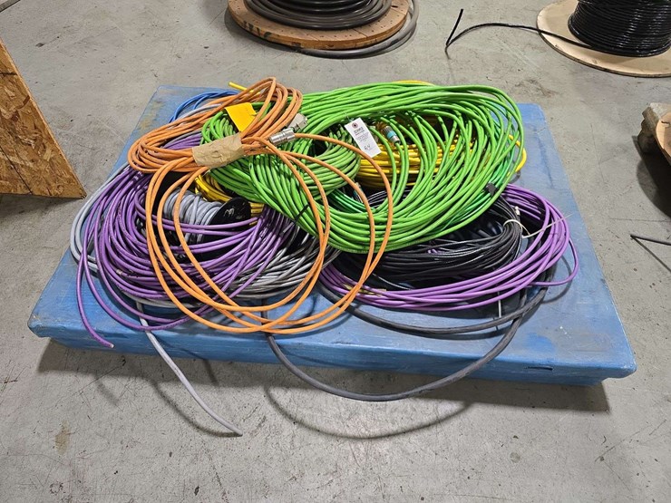 pallet-of-electrical,-lines,-wires,-cable-lines,-computer-machining-lines-image-2