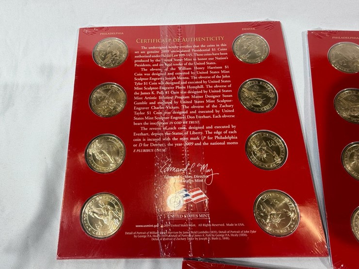 #40212-•-(3)-2009-presidential-one-dollar-uncirculated-coin-set-image-5