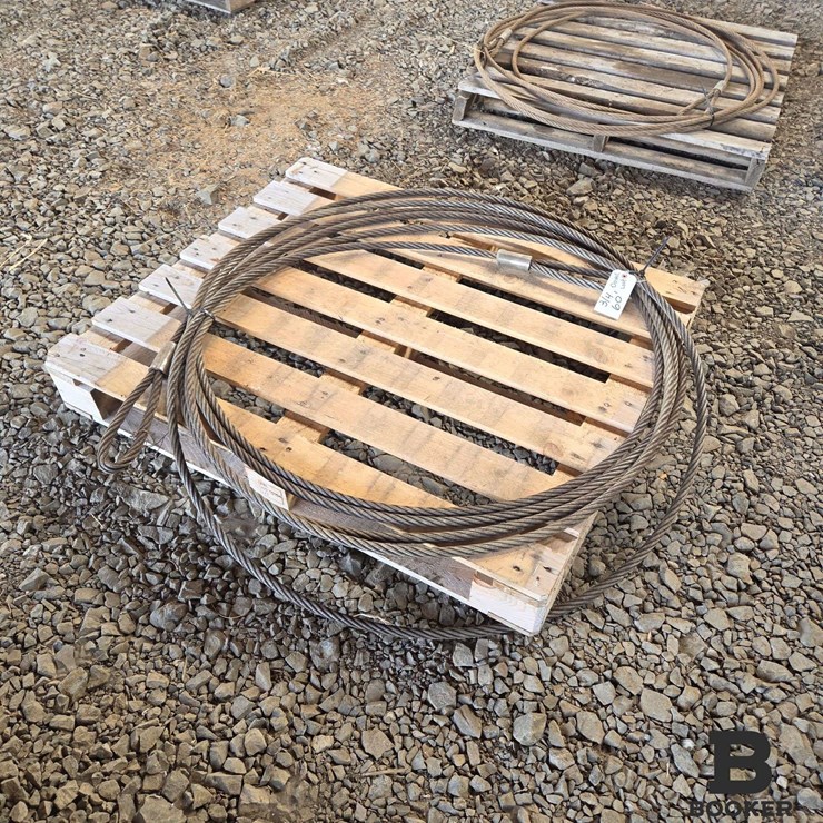 3/4" x 60' Steel Cable, Double Loop