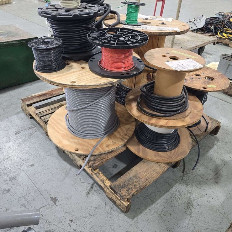 Pallet of Smaller Residential wire and cable, and misc