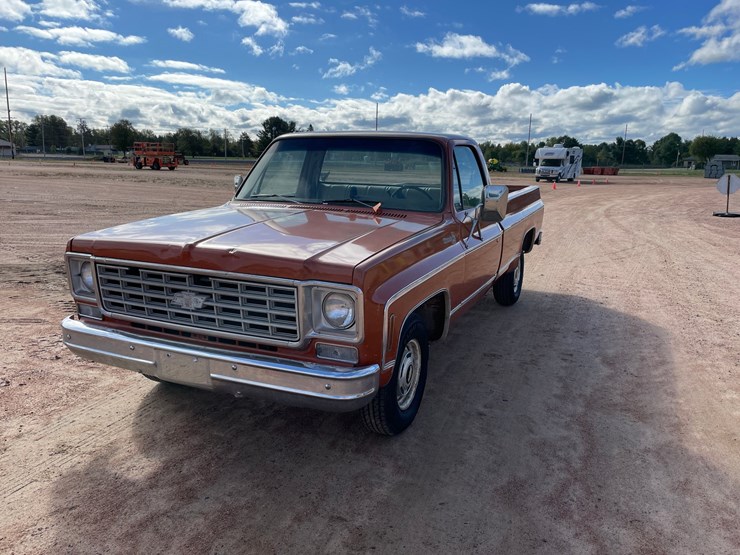 #11990-•-1976-chevy-silverado-pickup-(has-id-title)-(mosinee,-wi)-image-1