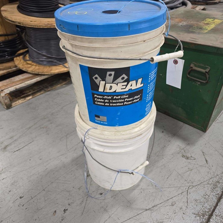 2 Buckets of Power-Fish Pull Line, partial full