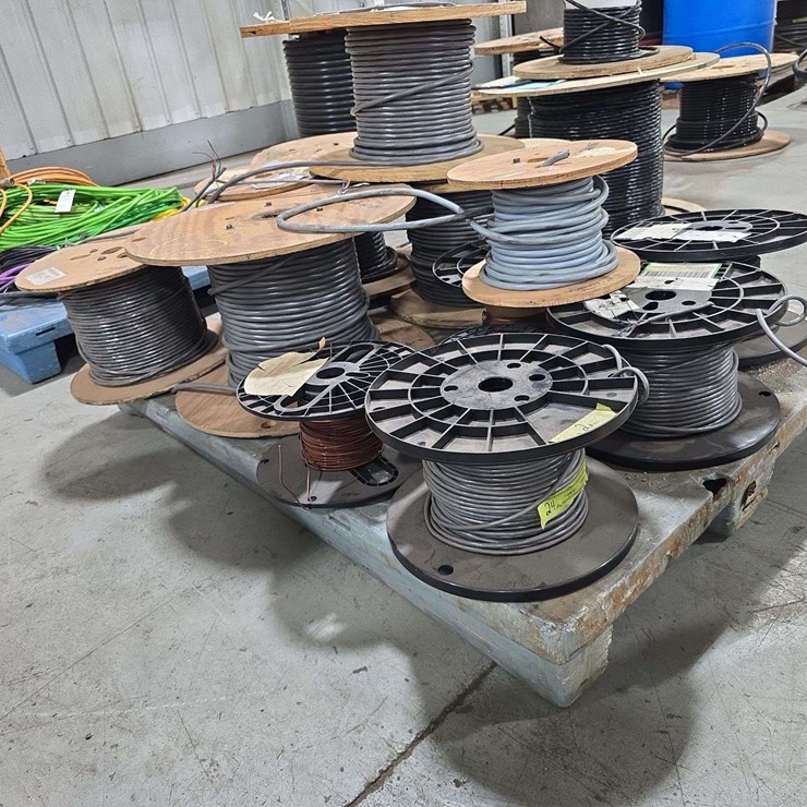 Pallet of Smaller Residential wire and cable, 24awg, 20awg, and 22awg
