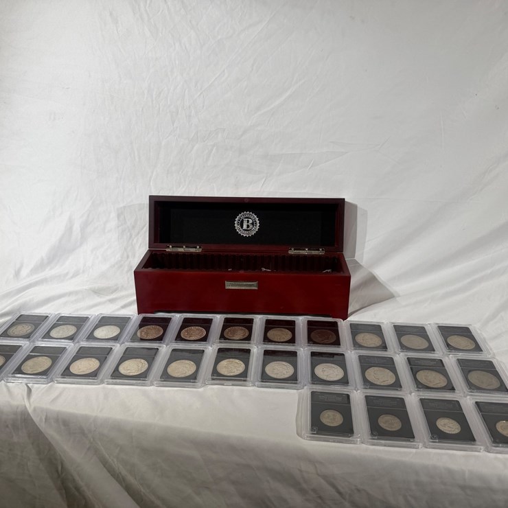 #40153 • BARDFORD 20TH CENTURY SILVER DOLLAR COLLECTION