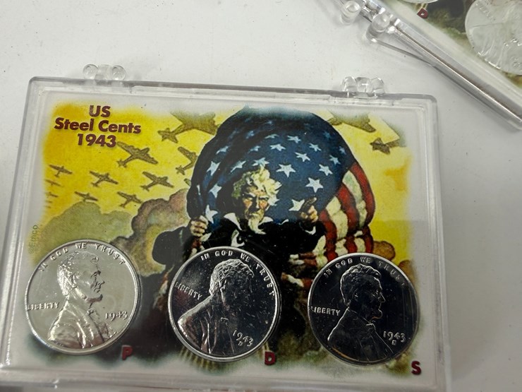 #40053-•-7-sets-of-usa-p,d,s-steel-replated-pennies-image-5