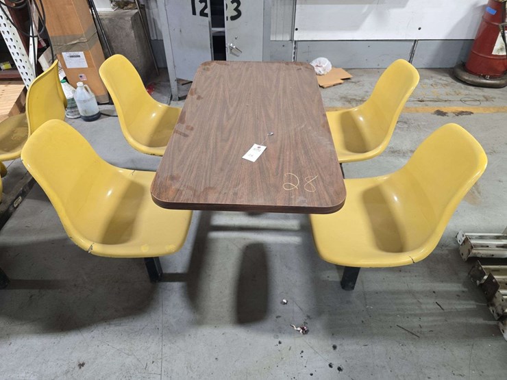 4-seater-wooden-bench-break-table,-44''-wide-image-1