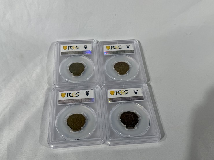 #40221-•-(4)-ground-zero-jamaican-1/2-pennies-graded-image-8