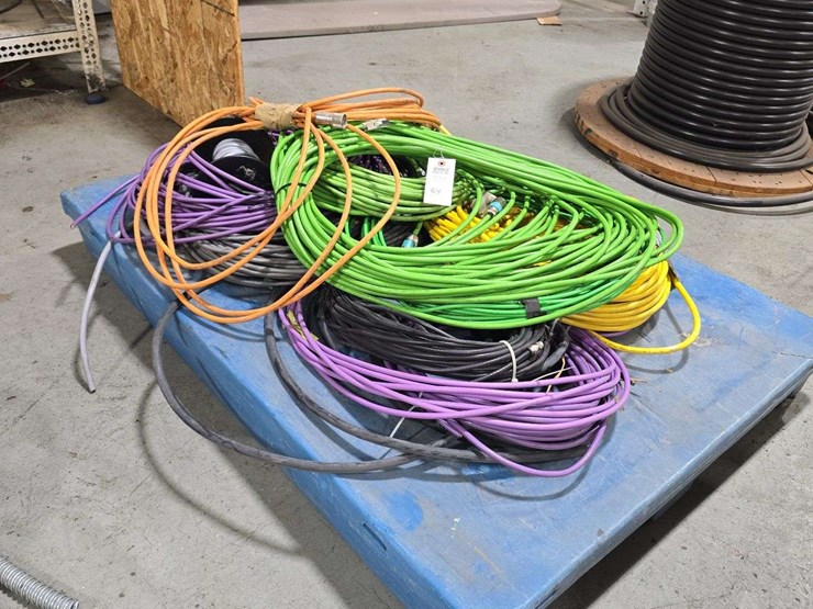 pallet-of-electrical,-lines,-wires,-cable-lines,-computer-machining-lines-image-1