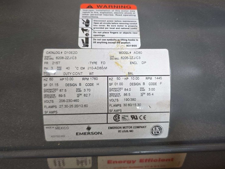 emerson-10hp-3phase-new-electric-motor,-image-2