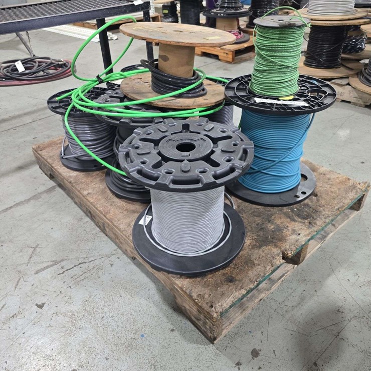 Pallet of Smaller Residential wire and cable, and misc