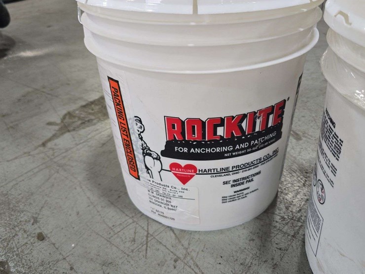 2-buckets-of-rock-tite,-1-new,-1-half-full-image-2