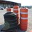 #1058-•-(16)-orange-traffic-barrels-image-1