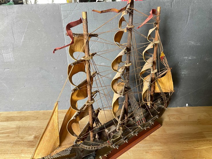 #1004-•-antique-fragata-espanola-ana-1780-wooden-ship-(t5)-image-9