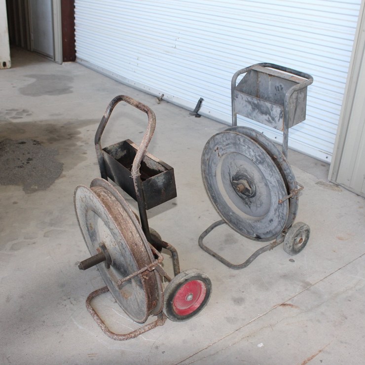 #1011 • (2) Steel Strappng Carts