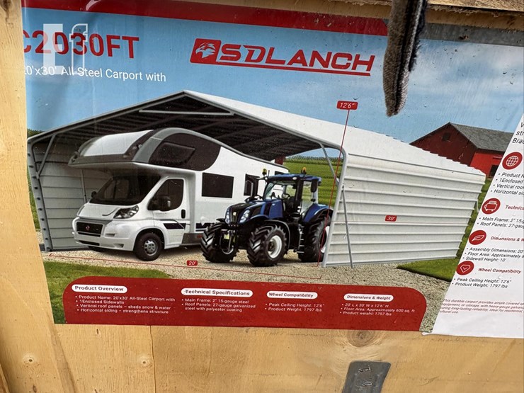 2026-sdlanch-adlc2030ft-all-steel-carport-#1-image-2