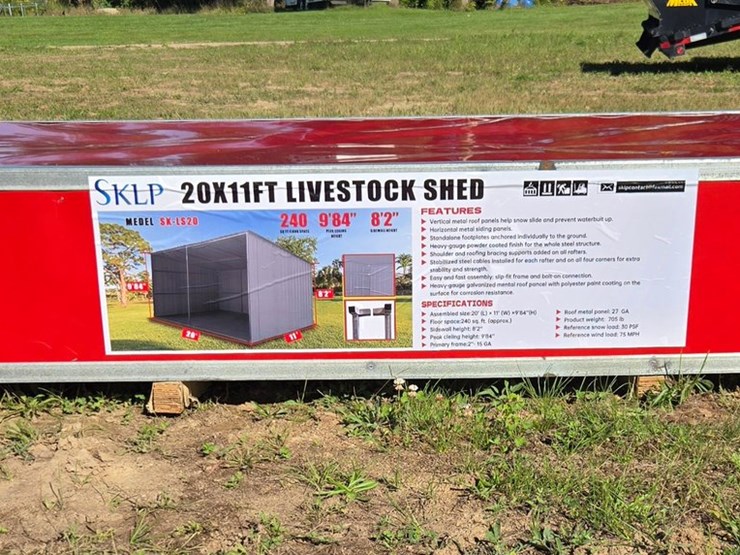 #2255-•-(edmore)-20'x11'-livestock-shed-no-welding-required-image-2