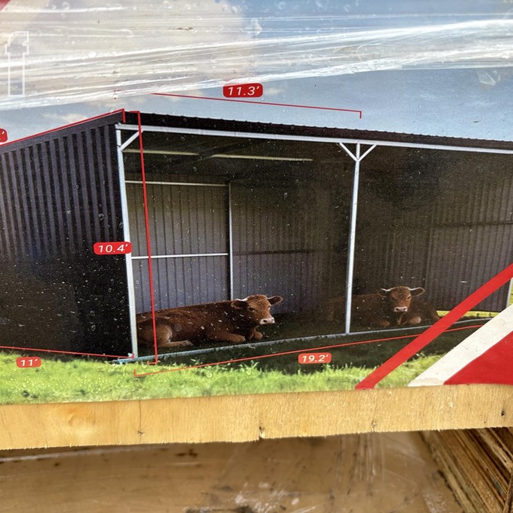 2026 SDLANCH GALVANIZED METAL LIVESTOCK SHED #2